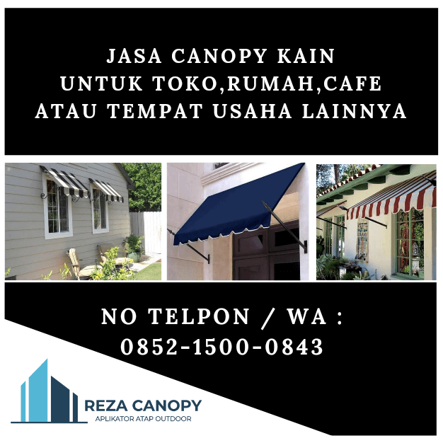 jasa canopy kain termurah