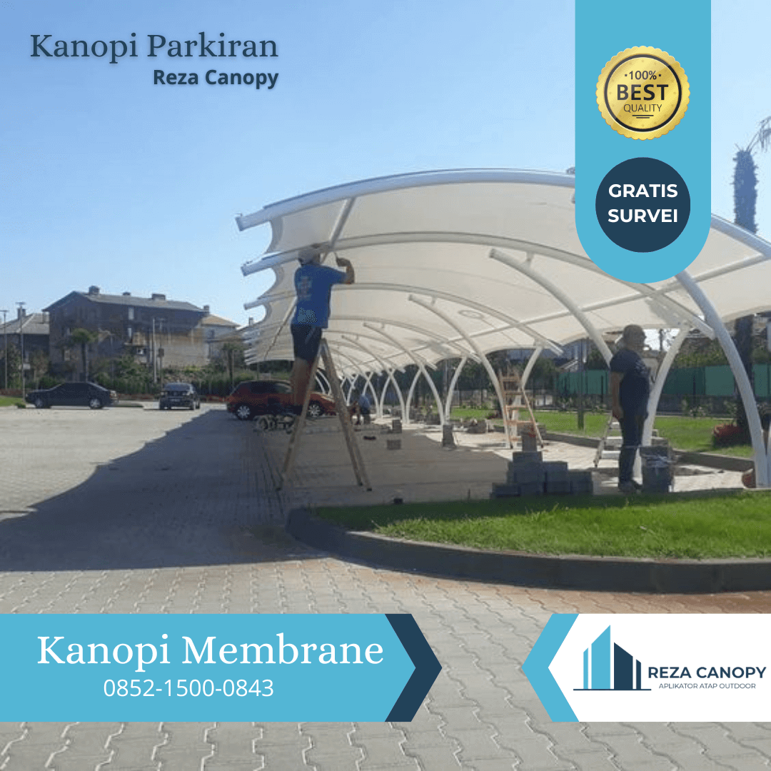 jasa pemasangan canopy membrane untuk parkiran